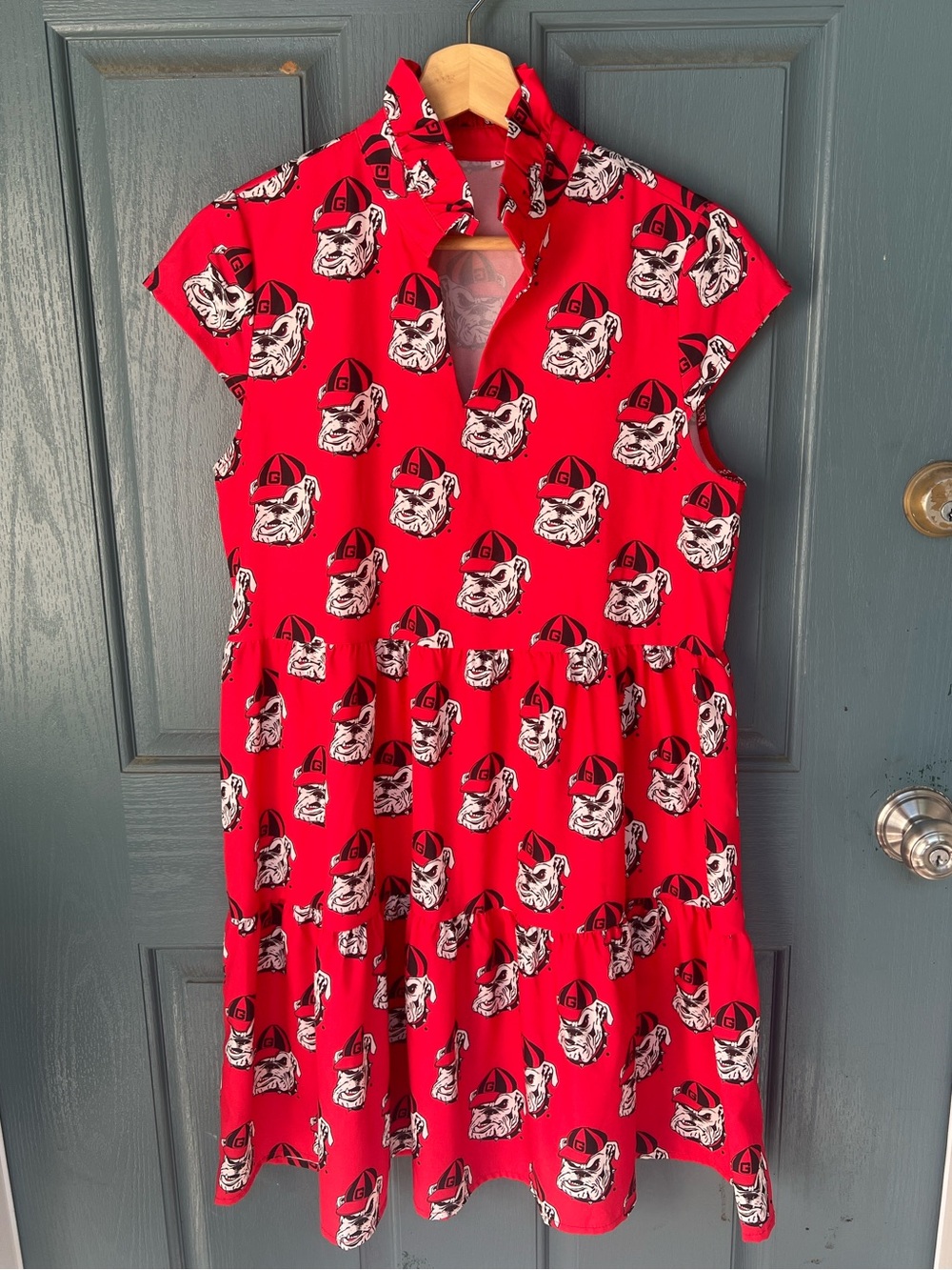 University of Georgia Bulldogs Tiered Dress